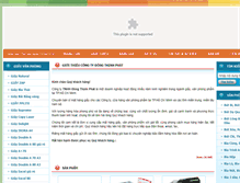 Tablet Screenshot of giaydongthinhphat.com